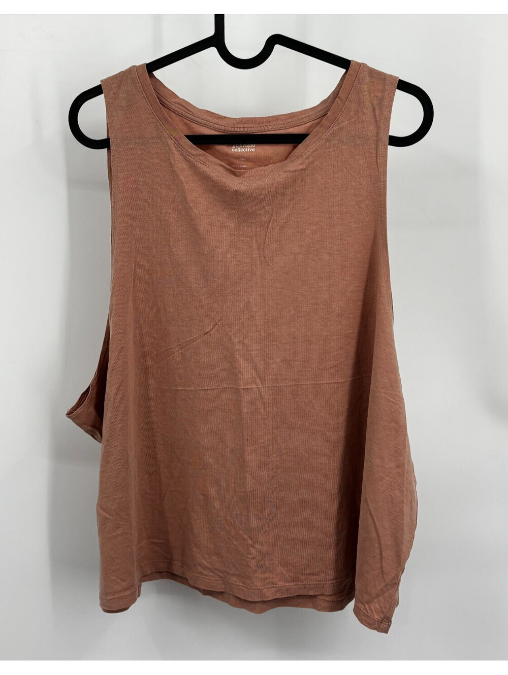 Girlfriend Collective Women Tank Top Sedona High Neck Relaxed Fit Sleeveless 4XL